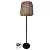 Image de Lampadaire secteur polyrotin marron h150cm