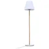 Image de Lampadaire solaire acier beige h150cm