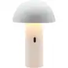 Image de Lampe de table sans fil acier blanc h28cm