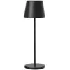 Image de Lampe de table sans fil acier noir h38cm