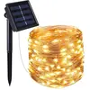 Image de Guirlande solaire cuivre cuivre 400led