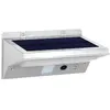 Image de Applique murale solaire sensor plastique gris 200lm