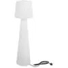 Image de Lampadaire secteur polyéthylène blanc h110cm
