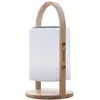 Image de Lampe enceinte bluetooth sans fil bois bois 10w