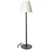Image de Lampadaire secteur acier gris h180cm