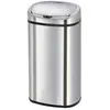 Image de Poubelle de cuisine automatique acier inoxydable argent 68l