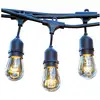 Image de Guirlande lumineuse e27 pvc noir 6m