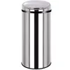 Image de Poubelle de cuisine automatique acier inoxydable argent 42l