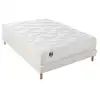 Image de Ensemble matelas 100% latex aéré 3 zones sommier 140x190