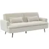 Image de Canapé convertible 2-3 places tissu bouclette
