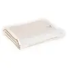 Image de Plaid cachemire et laine beige amande 130 x 230 cm