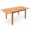 Image de Table de jardin extensible en bois eucalyptus 6 à 8 places naturel