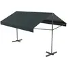 Image de Store banne double pente 4 x 3 m gris
