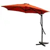 Image de Parasol terracotta droit rond 294 x 294 m