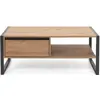 Image de Table basse industrielle avec tiroir