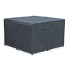 Image de Housse de protection grise pour salon de jardin carré 112 sur 112 cm