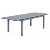Image de Table extensible en aluminium gris 8 places