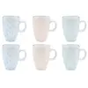 Image de Lot de 6 tasses en porcelaine multicolore d5