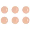 Image de Lot de 6 assiettes à dessert en grès rose d21.5