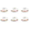 Image de Lot de 6 tasses en grès rose d15