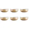 Image de Lot de 6 bols moyens en grès beige d15.5