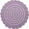Image de Tapis rond Alma mauve (120 cm)