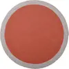 Image de Tapis rond Nolan rouge (120 cm)