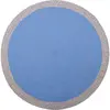 Image de Tapis rond Nolan bleu (120 cm)