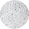 Image de Tapis rond léopard Maldä blue (120 cm)
