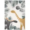 Image de Tapis rectangulaire Sensaku dinosaure (120 x 170 cm)