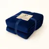 Image de Plaid en sherpa flanelle 480 gsm 150x200 bleu marine
