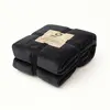 Image de Plaid en sherpa flanelle 480 gsm 150x200 gris anthracite