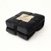 Image de Plaid en sherpa flanelle 480 gsm 200x240 gris anthracite