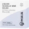 Image de MAIA Savon Vaisselle Bébé Solide Fleur de Coton Bio 100g