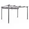 Image de Tente de jardin, pergola aluminium 3x4m grise