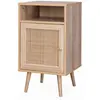 Image de Table de chevet en cannage