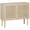 Image de Buffet en décor bois et cannage 2 portes