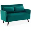 Image de Canapé convertible en velours vert