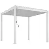 Image de Pergola bioclimatique aluminium et acier 3x3m blanc