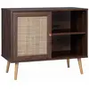 Image de Meuble de rangement couleur bois foncé