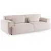Image de Canapé 3 places tissu velours côtelé beige