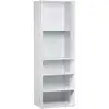 Image de Module dressing avec 5 étagères blanc