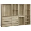 Image de Kit dressing modulable avec 4 éléments, naturel
