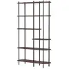 Image de Etagère style moderne en métal et bois marron