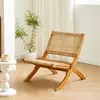 Image de Fauteuil en acacia massif et corde
