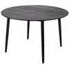 Image de Table à manger 6 personnes en pin noir d120