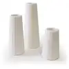 Image de Vases soliflores béton blanc (trio)