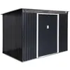 Image de Abri de jardin anthracite 4,85m² puits de lumière