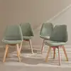 Image de Chaise bouclette vert céladon (lot de 4)