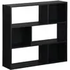 Image de Etagère bibliothèque noire 3 étagères 6